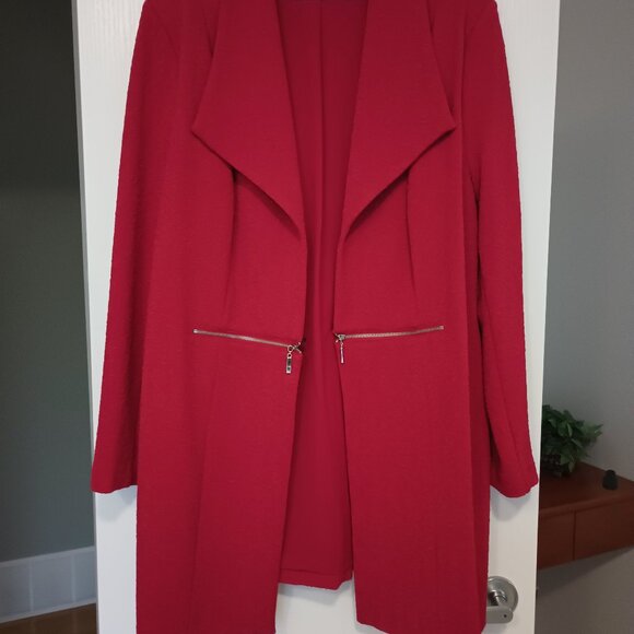 TanJay Women's Red Blazer - Picture 1 of 4